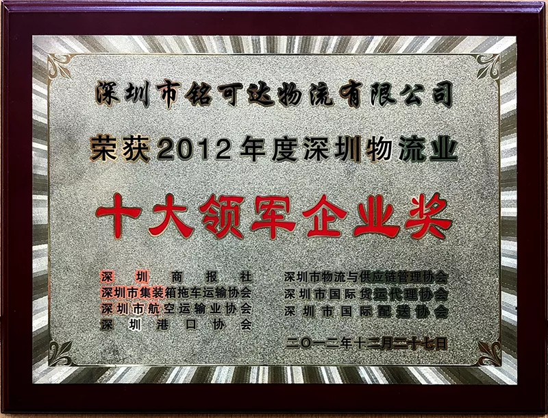 十大领军企业将